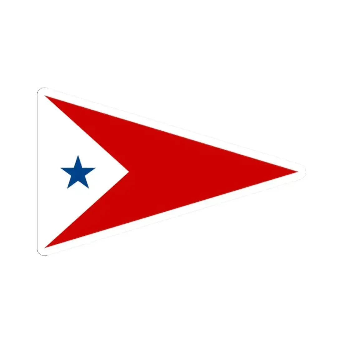 Burgee of Cottage Park YC (United States) STICKER Vinyl Kiss-Cut Decal 2 Inch White - The Sticker Space