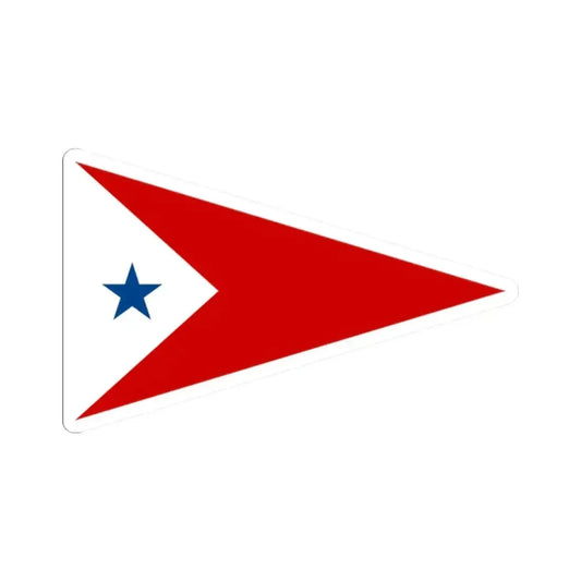 Burgee of Cottage Park YC (United States) STICKER Vinyl Kiss-Cut Decal 2 Inch White - The Sticker Space