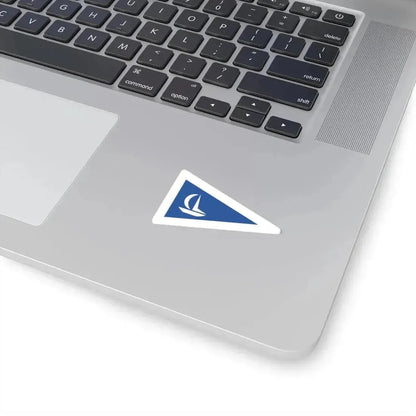 Burgee of Cowan Lake Sailing Association (United States) STICKER Vinyl Kiss-Cut Decal - The Sticker Space