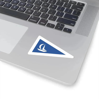 Burgee of Cowan Lake Sailing Association (United States) STICKER Vinyl Kiss-Cut Decal - The Sticker Space