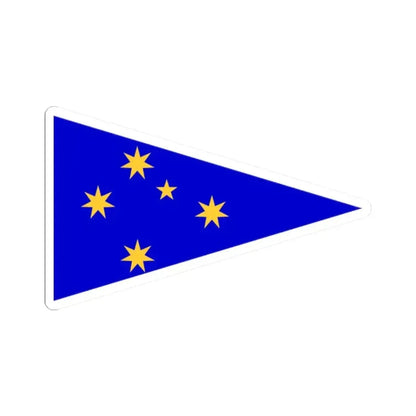 Burgee of cruisingycaus (Australia) STICKER Vinyl Kiss-Cut Decal 2 Inch White - The Sticker Space