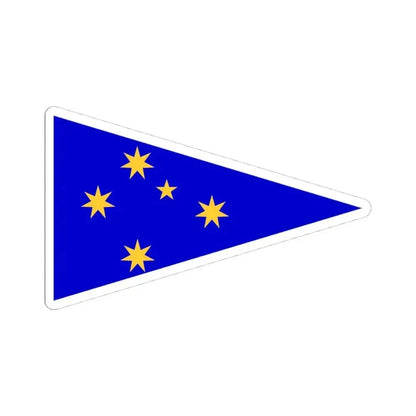Burgee of cruisingycaus (Australia) STICKER Vinyl Kiss-Cut Decal 4 Inch White - The Sticker Space