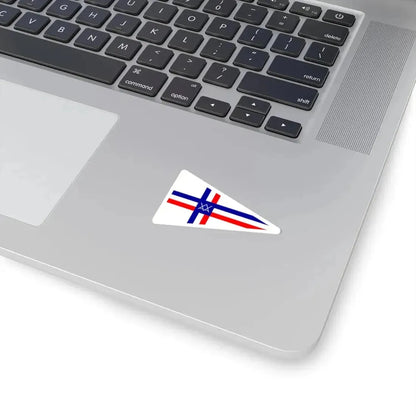 Burgee of CV Arcachon (France) STICKER Vinyl Kiss-Cut Decal - The Sticker Space