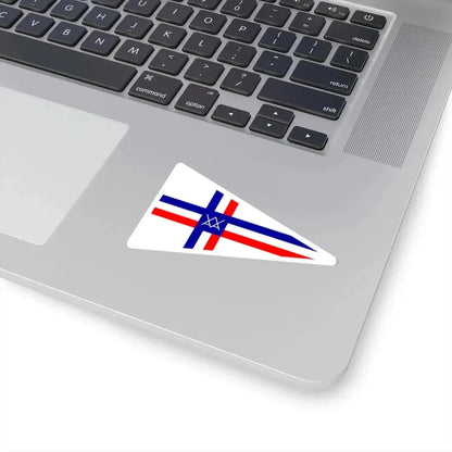 Burgee of CV Arcachon (France) STICKER Vinyl Kiss-Cut Decal - The Sticker Space