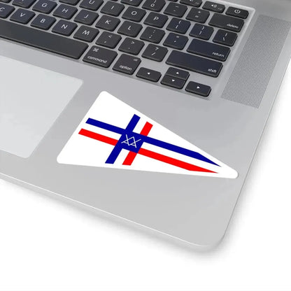 Burgee of CV Arcachon (France) STICKER Vinyl Kiss-Cut Decal - The Sticker Space