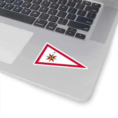 Burgee of CV Atlantico (Portugal) STICKER Vinyl Kiss-Cut Decal - The Sticker Space