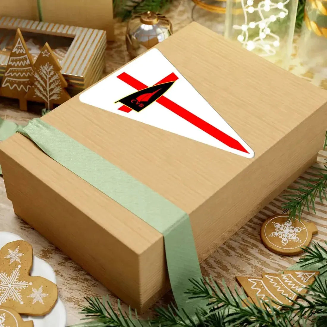 Burgee of CV Barreiro (Portugal) STICKER Vinyl Kiss-Cut Decal - The Sticker Space