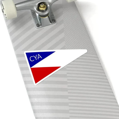 Burgee of CY Algarrobo (Chile) STICKER Vinyl Kiss-Cut Decal - The Sticker Space