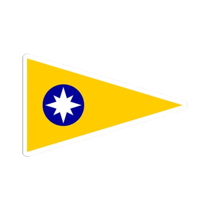 Burgee of CY Higuerillas (Chile) STICKER Vinyl Kiss-Cut Decal 2 Inch White - The Sticker Space