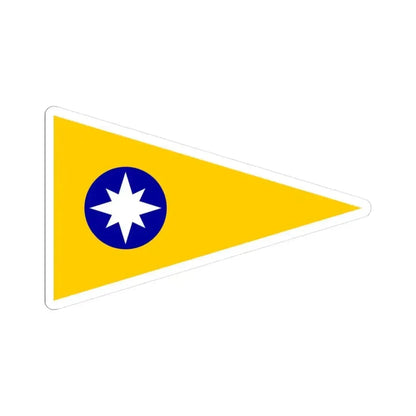 Burgee of CY Higuerillas (Chile) STICKER Vinyl Kiss-Cut Decal 3 Inch White - The Sticker Space