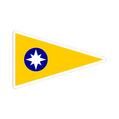 Burgee of CY Higuerillas (Chile) STICKER Vinyl Kiss-Cut Decal 4 Inch White - The Sticker Space