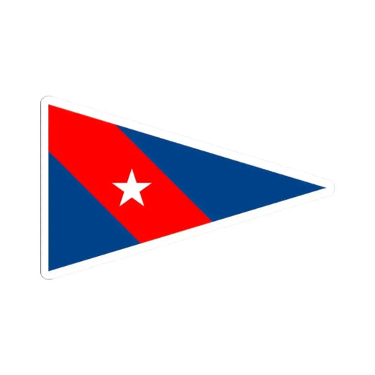 Burgee of Eastern YC (United States) STICKER Vinyl Kiss-Cut Decal 2 Inch White - The Sticker Space