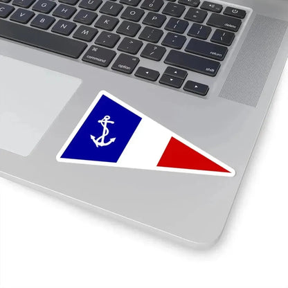 Burgee of Edgewood YC (United States) STICKER Vinyl Kiss-Cut Decal - The Sticker Space