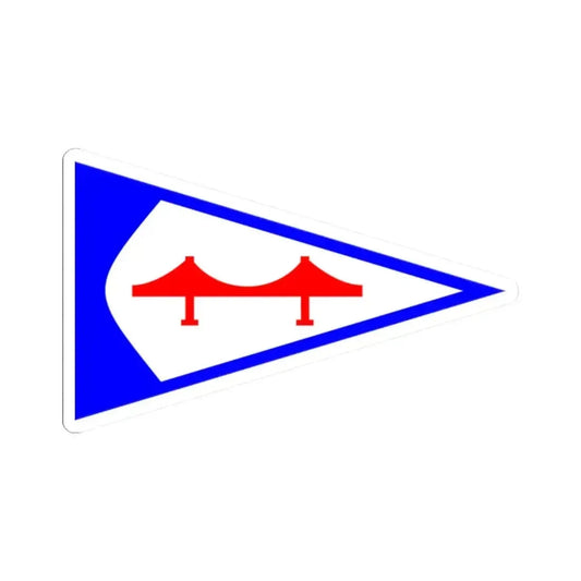 Burgee of goldengateyc (United States) STICKER Vinyl Kiss-Cut Decal 2 Inch White - The Sticker Space