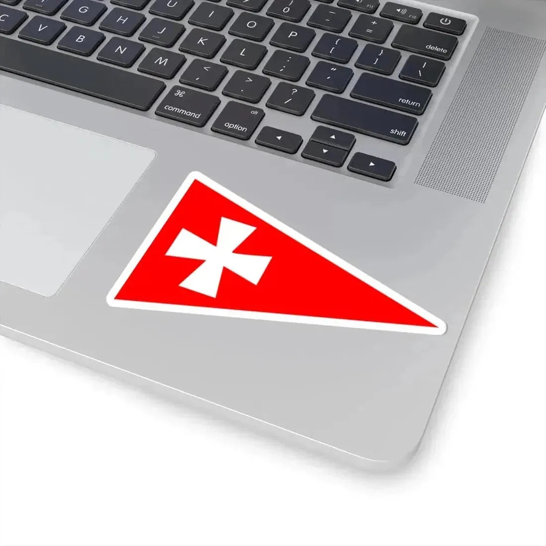Burgee of Horsens Sejlklub (Denmark) STICKER Vinyl Kiss-Cut Decal - The Sticker Space