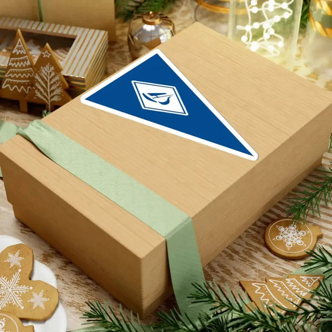 Burgee of Horten Seilforening (Norway) STICKER Vinyl Kiss-Cut Decal - The Sticker Space