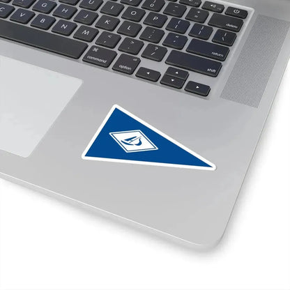 Burgee of Horten Seilforening (Norway) STICKER Vinyl Kiss-Cut Decal - The Sticker Space