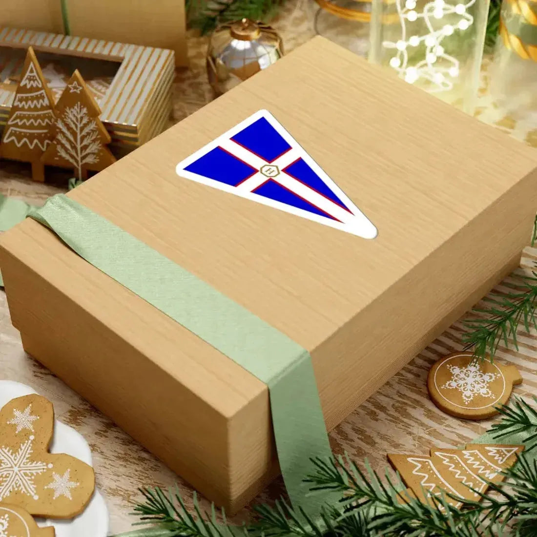 Burgee of Hovas YC (Sweden) STICKER Vinyl Kiss-Cut Decal - The Sticker Space