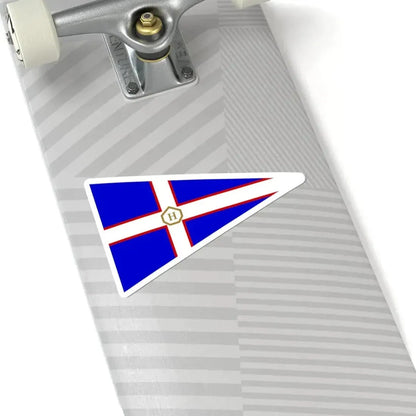 Burgee of Hovas YC (Sweden) STICKER Vinyl Kiss-Cut Decal - The Sticker Space