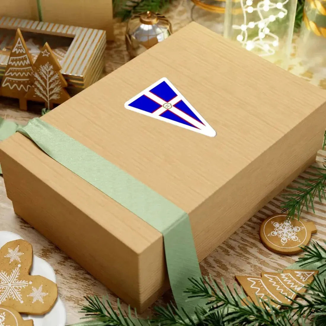 Burgee of Hovas YC (Sweden) STICKER Vinyl Kiss-Cut Decal - The Sticker Space