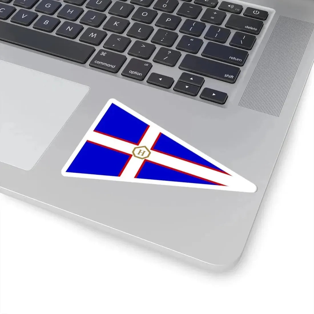 Burgee of Hovas YC (Sweden) STICKER Vinyl Kiss-Cut Decal - The Sticker Space