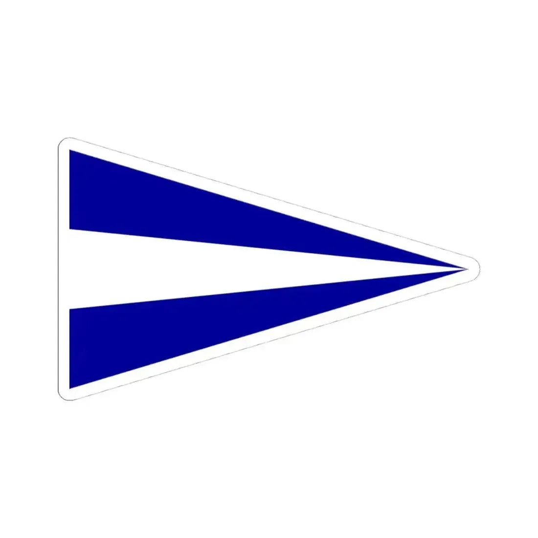 Burgee of JK Split (Croatia) STICKER Vinyl Kiss-Cut Decal 4 Inch White - The Sticker Space