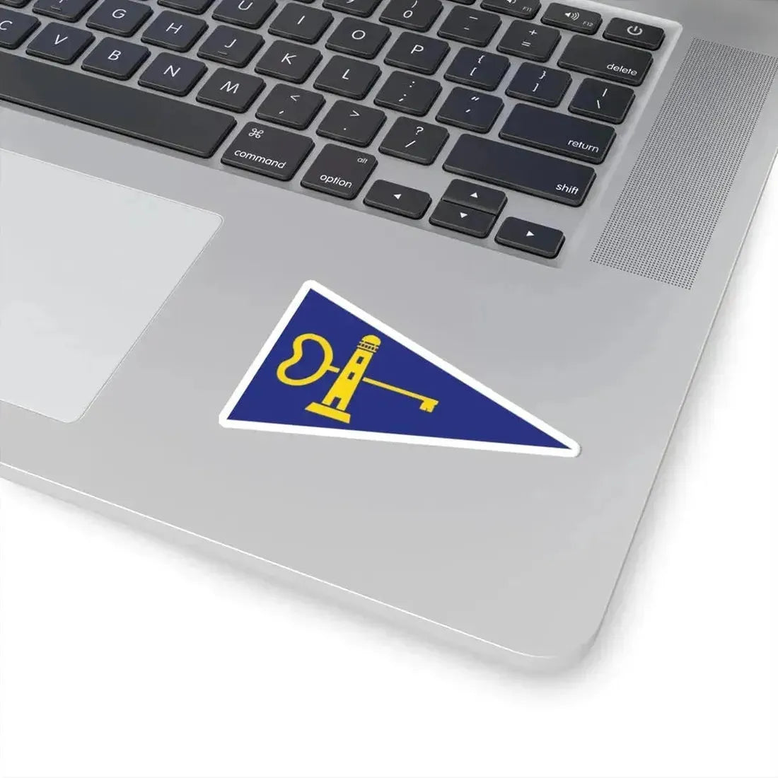 Burgee of Key Biscayne YC (United States) STICKER Vinyl Kiss-Cut Decal - The Sticker Space