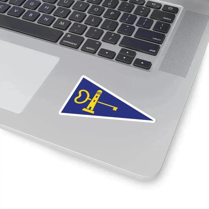 Burgee of Key Biscayne YC (United States) STICKER Vinyl Kiss-Cut Decal - The Sticker Space