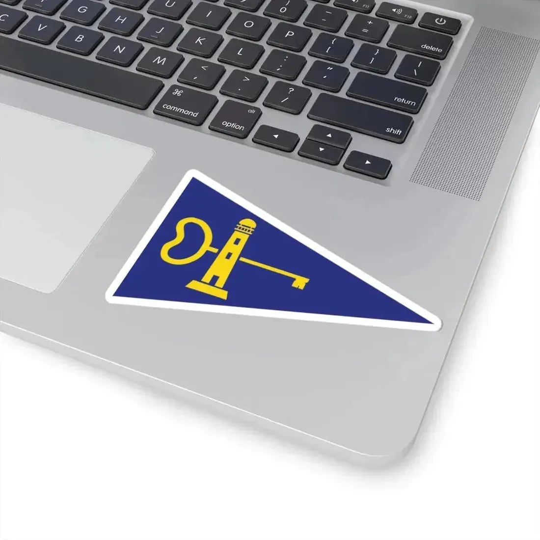 Burgee of Key Biscayne YC (United States) STICKER Vinyl Kiss-Cut Decal - The Sticker Space