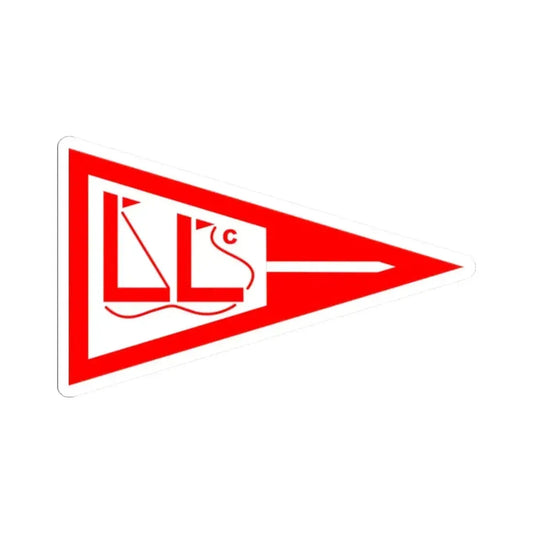 Burgee of Lake Lanier SC (United States) STICKER Vinyl Kiss-Cut Decal 2 Inch White - The Sticker Space