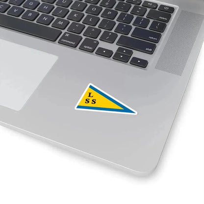 Burgee of Landskrona Segelsallskap (Sweden) STICKER Vinyl Kiss-Cut Decal - The Sticker Space