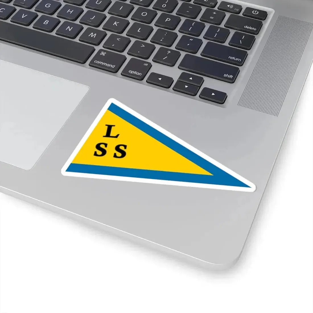 Burgee of Landskrona Segelsallskap (Sweden) STICKER Vinyl Kiss-Cut Decal - The Sticker Space