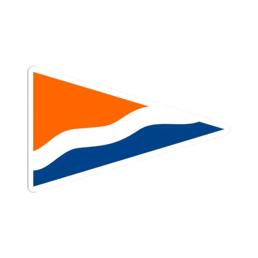 Burgee of Miami YC (United States) STICKER Vinyl Kiss-Cut Decal 2 Inch White - The Sticker Space