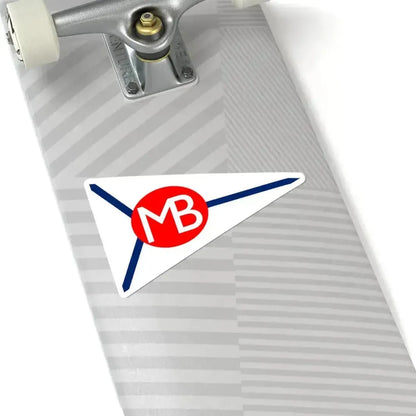 Burgee of Milde Båtlag (Norway) STICKER Vinyl Kiss-Cut Decal - The Sticker Space