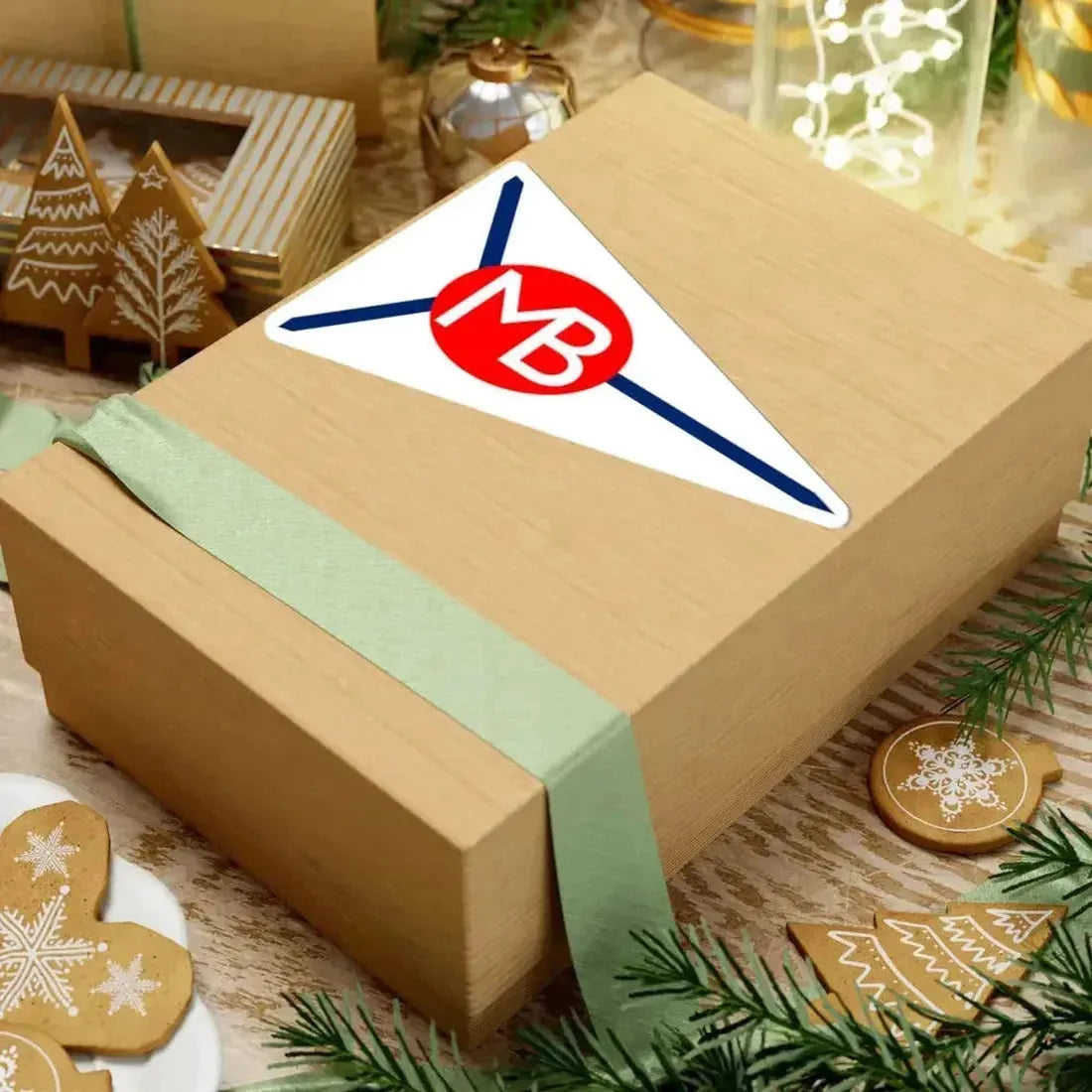 Burgee of Milde Båtlag (Norway) STICKER Vinyl Kiss-Cut Decal - The Sticker Space