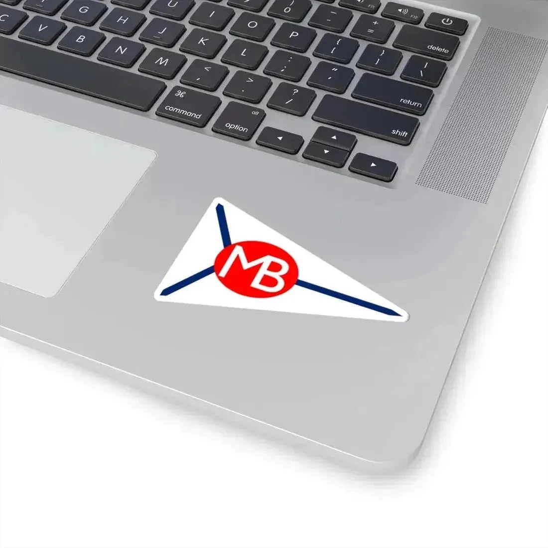 Burgee of Milde Båtlag (Norway) STICKER Vinyl Kiss-Cut Decal - The Sticker Space