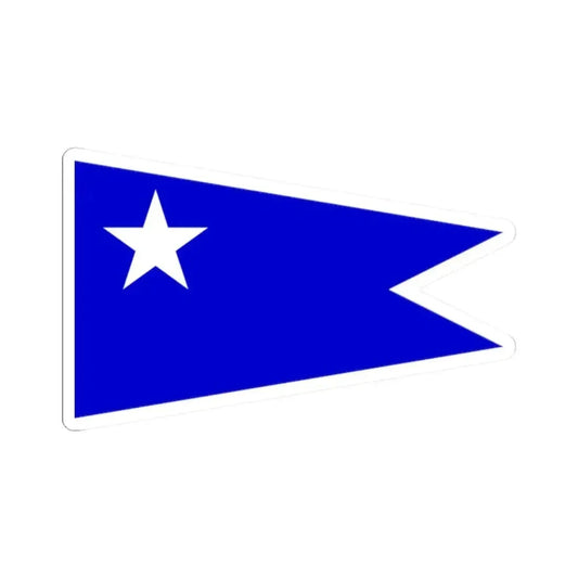 Burgee of Neenah Nodaway YC (United States) STICKER Vinyl Kiss-Cut Decal 2 Inch White - The Sticker Space