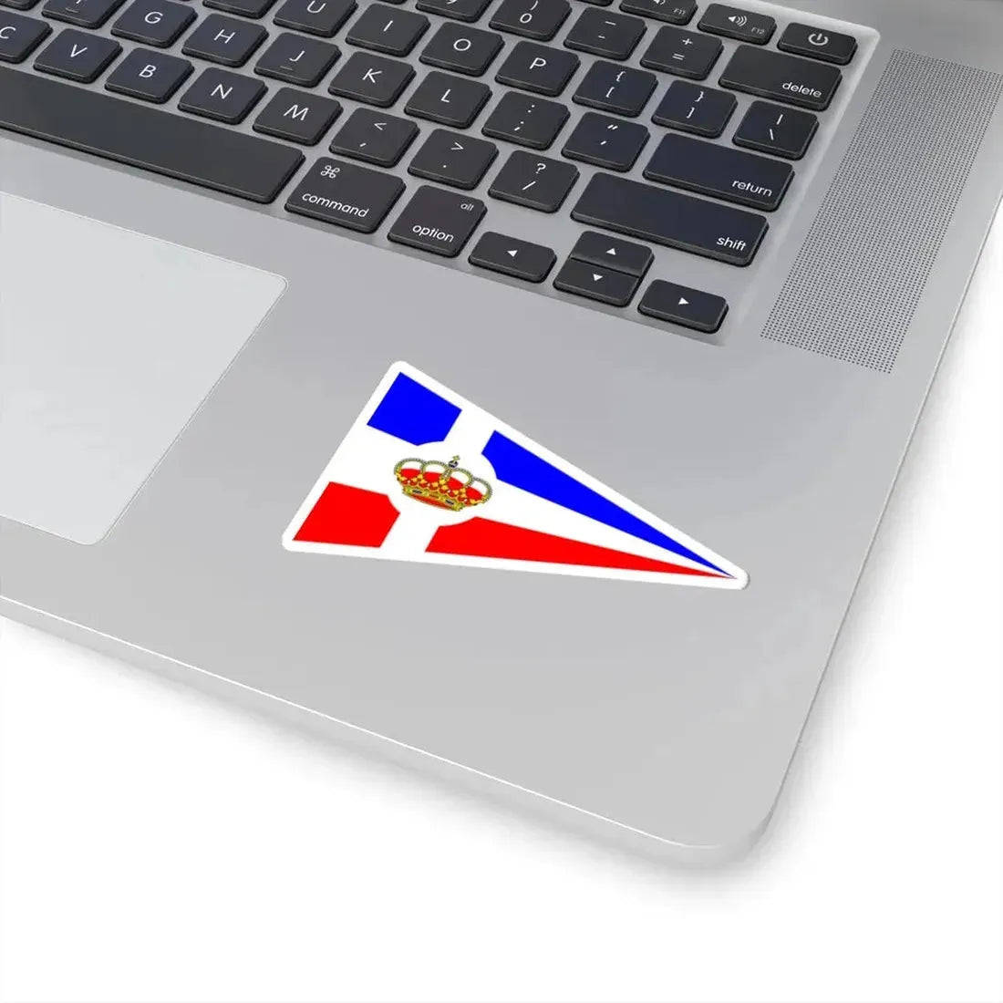 Burgee of RCM Melilla (Spain) STICKER Vinyl Kiss-Cut Decal - The Sticker Space