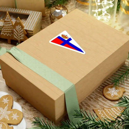 Burgee of RCM Santander (Spain) STICKER Vinyl Kiss-Cut Decal - The Sticker Space