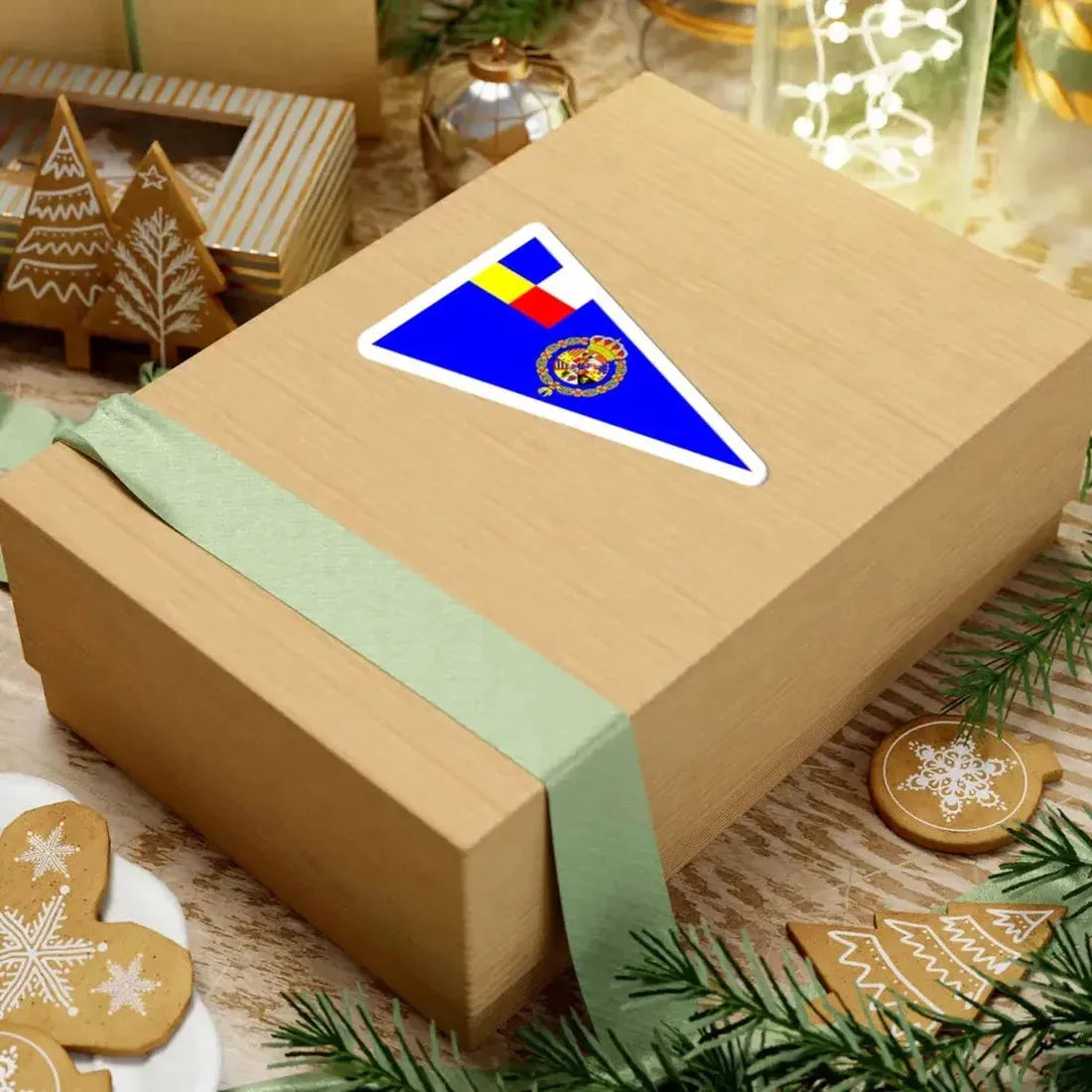 Burgee of RCN Barcelona (Spain) STICKER Vinyl Kiss-Cut Decal - The Sticker Space