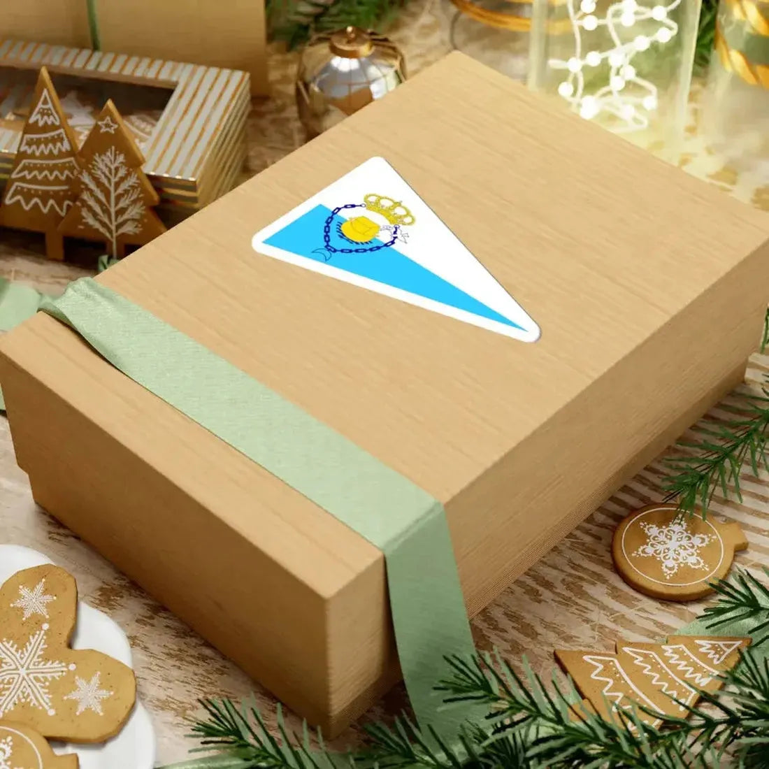 Burgee of RCN Portosin (Spain) STICKER Vinyl Kiss-Cut Decal - The Sticker Space