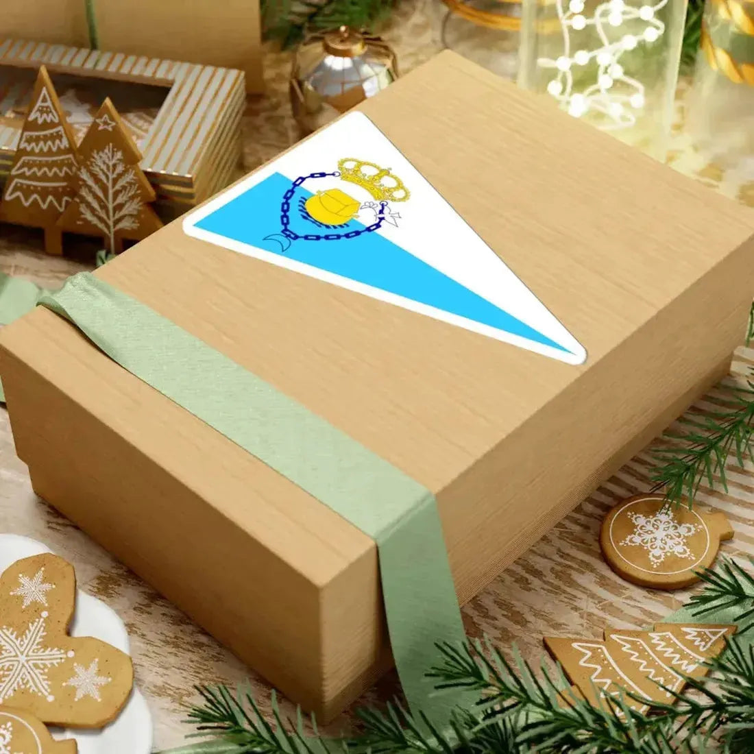 Burgee of RCN Portosin (Spain) STICKER Vinyl Kiss-Cut Decal - The Sticker Space