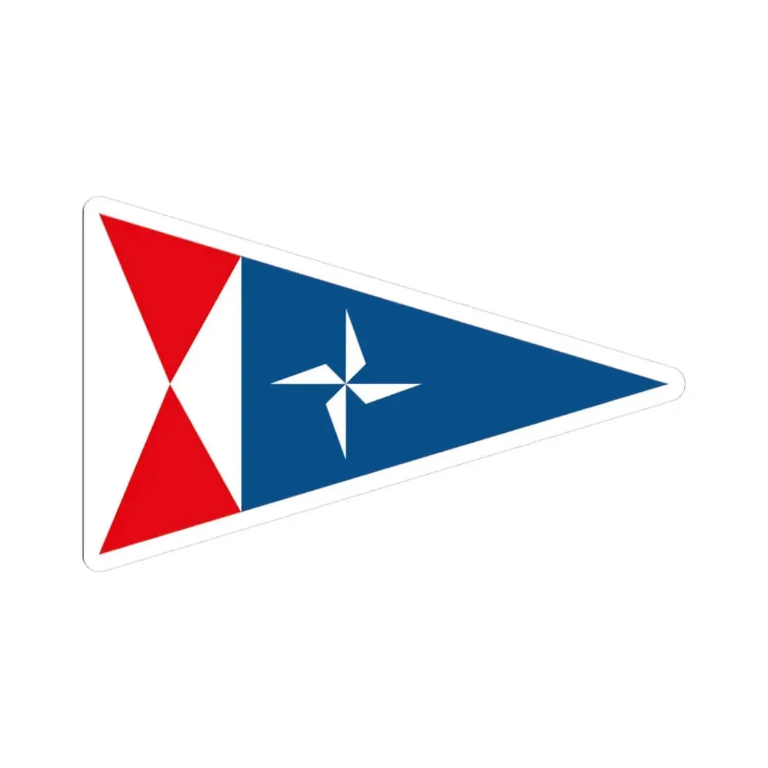 Burgee of RCN Rodeira (Spain) STICKER Vinyl Kiss-Cut Decal - The Sticker Space