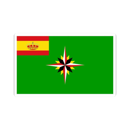 Burgee of RCN Sangenjo (Spain) STICKER Vinyl Kiss-Cut Decal 2 Inch White - The Sticker Space