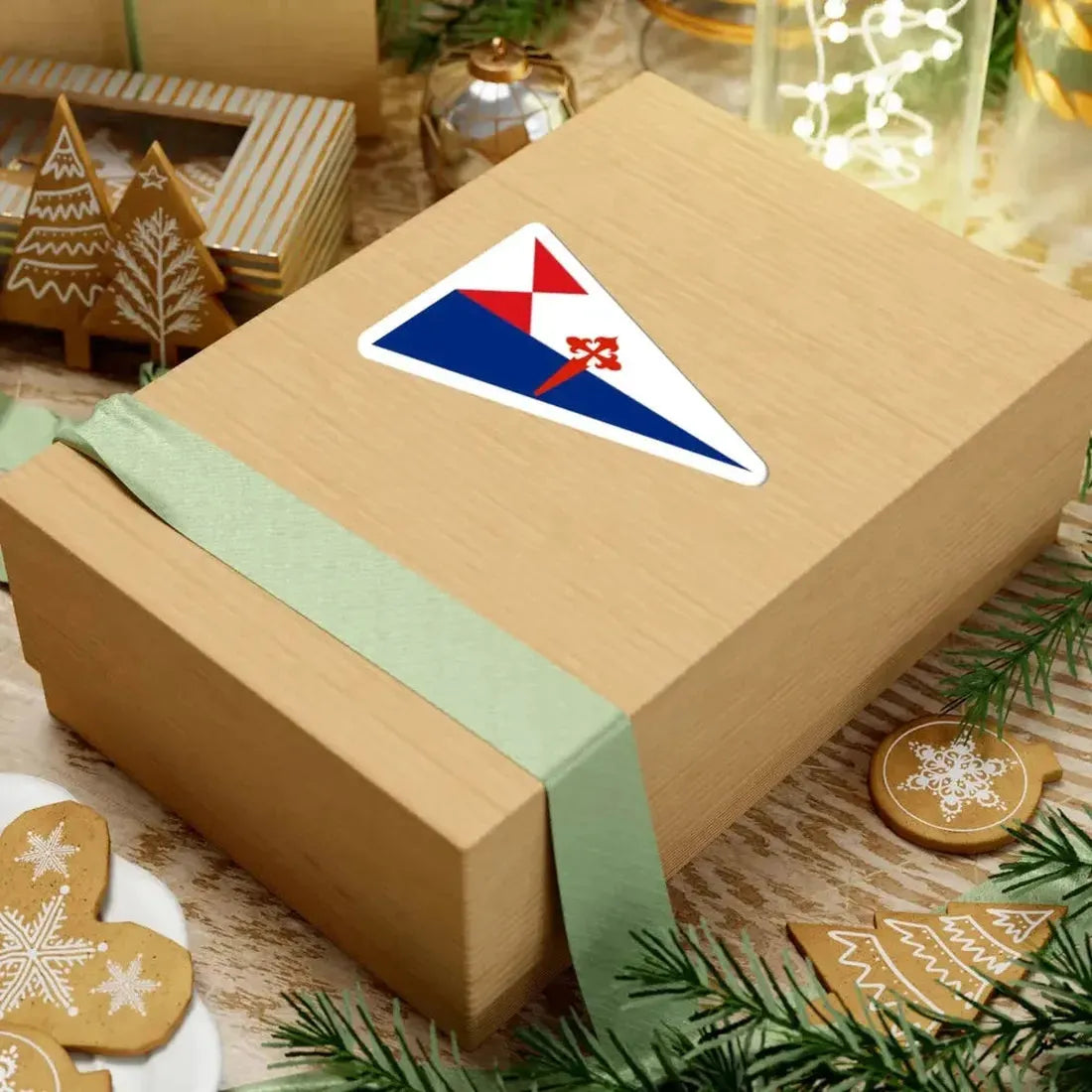 Burgee of rcn vigo (Spain) STICKER Vinyl Kiss-Cut Decal - The Sticker Space