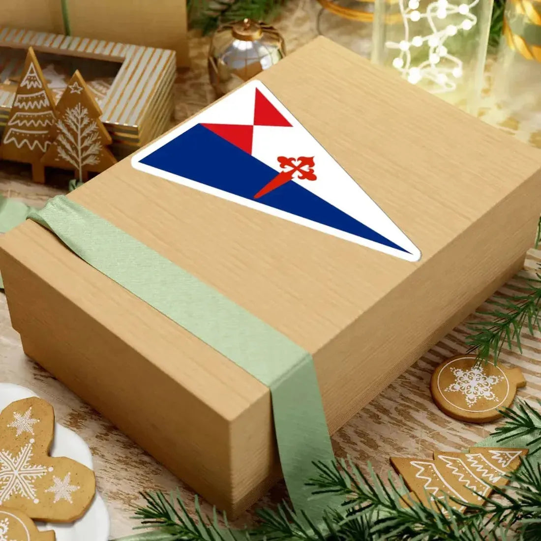 Burgee of rcn vigo (Spain) STICKER Vinyl Kiss-Cut Decal - The Sticker Space