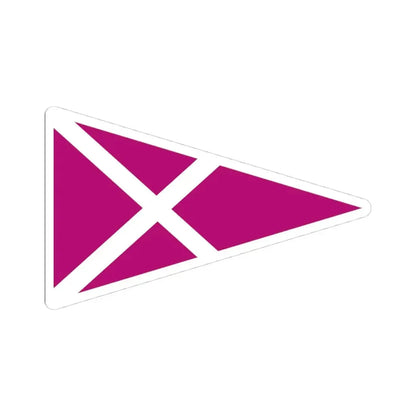 Burgee of rcnm (Spain) STICKER Vinyl Kiss-Cut Decal 4 Inch White - The Sticker Space