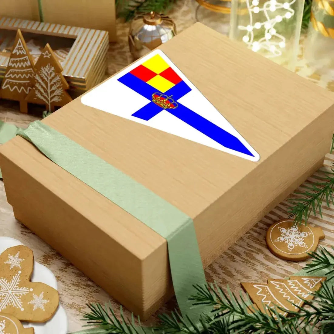 Burgee of RCR Galicia (Spain) STICKER Vinyl Kiss-Cut Decal - The Sticker Space