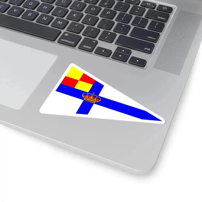 Burgee of RCR Galicia (Spain) STICKER Vinyl Kiss-Cut Decal - The Sticker Space