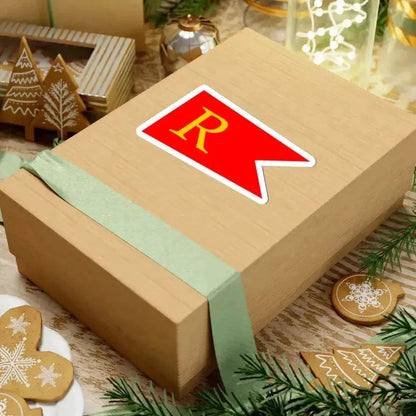 Burgee of Risør Seilforening (Norway) STICKER Vinyl Kiss-Cut Decal - The Sticker Space